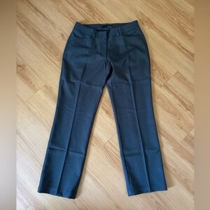 Odbe Pants Womens Black Dress Flare Straight Leg Office Career Polyester 6/29